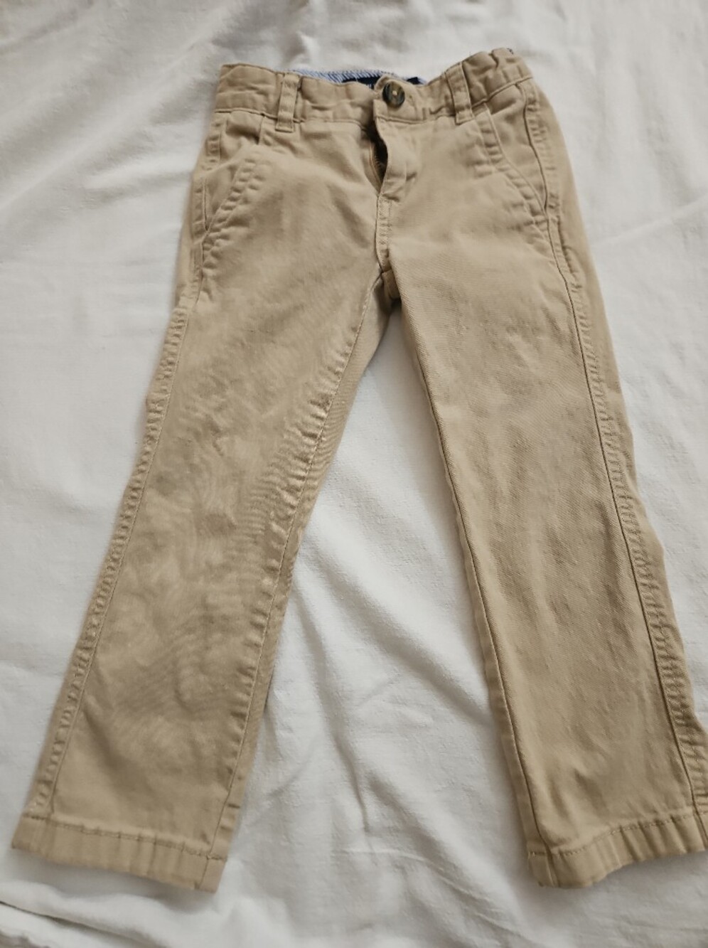 Tommy Hilfiger Straight Fit Khaki Chinos - Beige ** Snap Missing